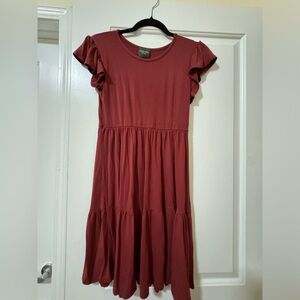 Burgundy Dress